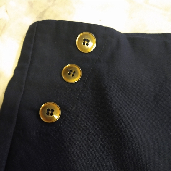 Size S Adrene high-waisted dark navy blue shorts - Picture 6 of 12